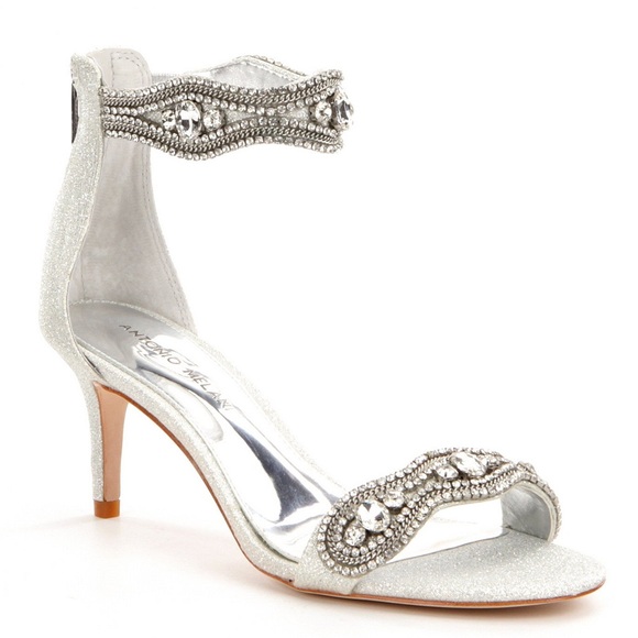 jeweled kitten heels